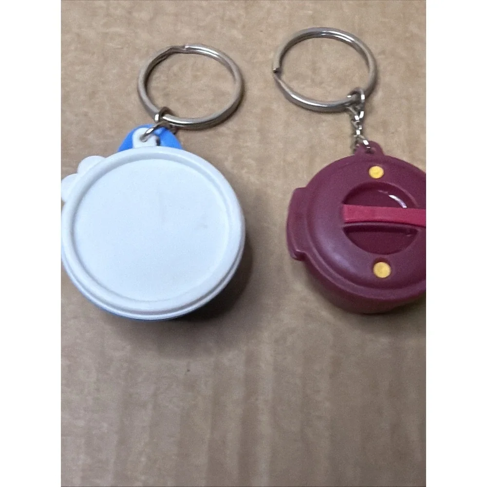 Tupperware Keychain Set of 3 Mini Fridgesmart, Micro Pressure, Thats-a-Bowl